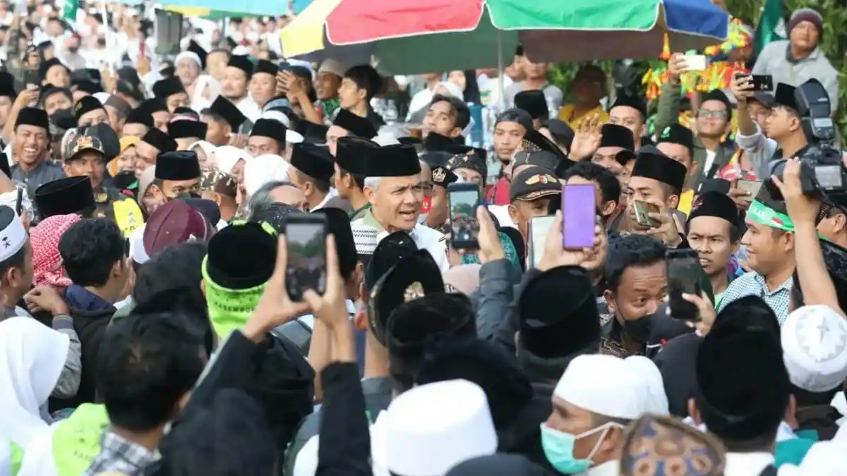 Hadir Langsung di Resepsi Puncak Satu Abad NU, Ganjar: Saatnya Menjemput Masa Depan Lebih Modern