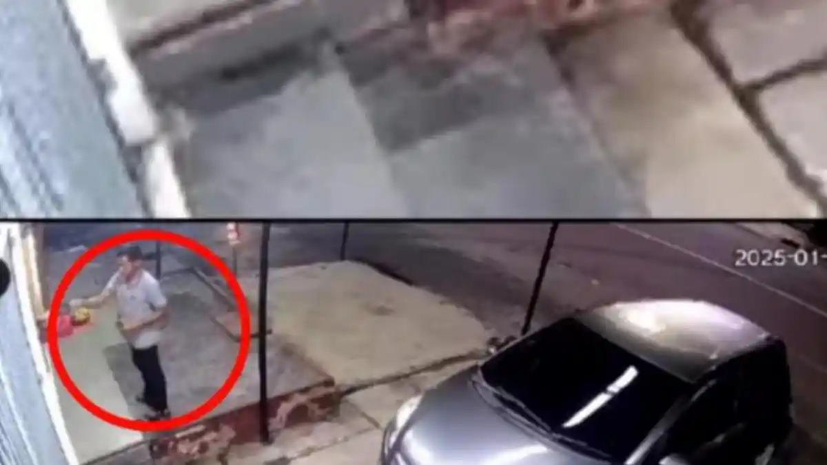 Viral Pria Terekam CCTV Mencuri di Jalan Asia Medan, Ambil Sajian Sembahyang Imlek Depan Rumah Warga