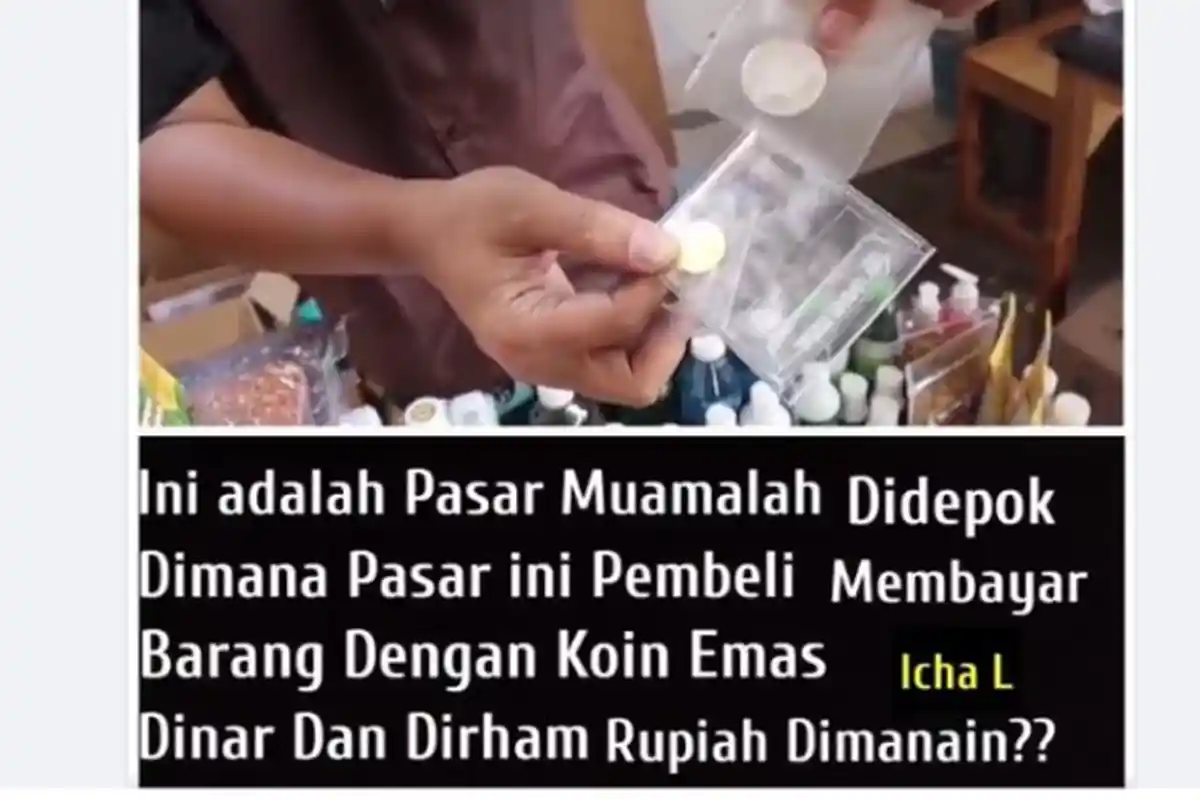 Viral Pasar Mualamah di Depok, Transaksi Pakai Dirham dan Dinar, Lurah Ngaku Tak Ada Izin Resmi