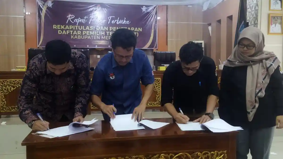 KPU Merangin Tetapkan DPT Pemilu 2024, Ada 276 Ribu Orang Pemilih