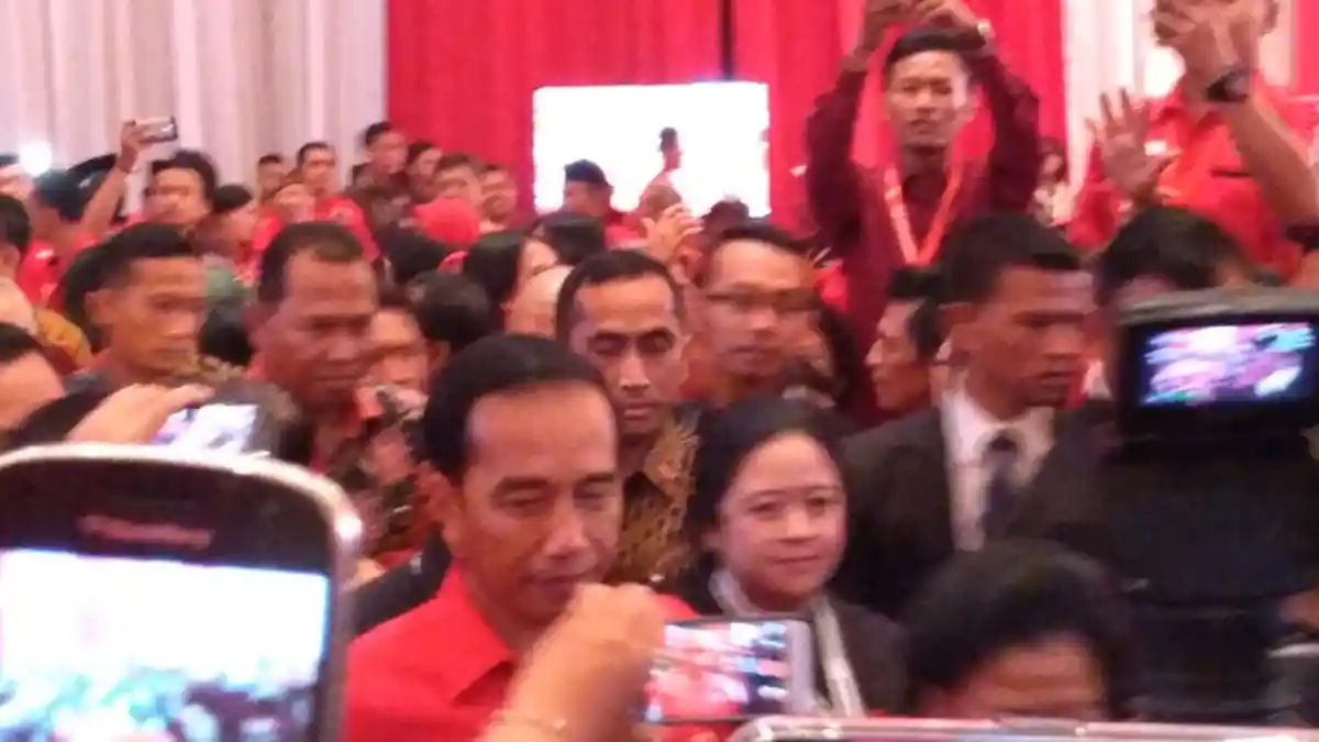 Presiden Hingga Para Menteri Hadiri HUT ke-45 PDIP