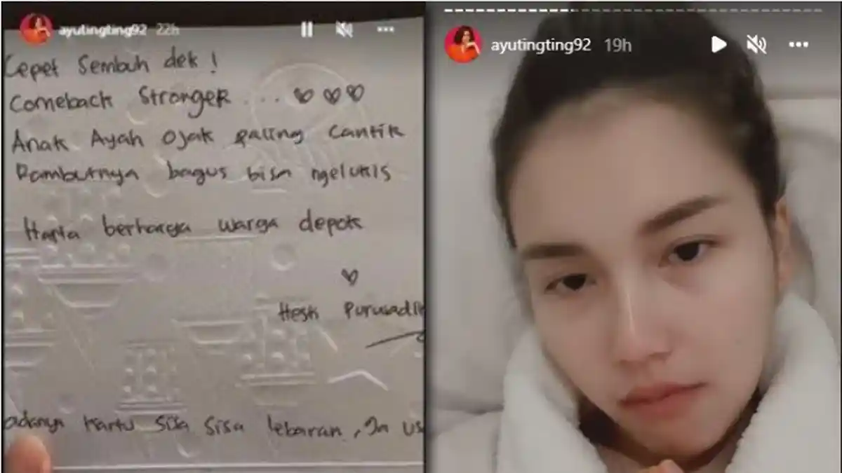 Kondisi Memprihatinkan Ayu Ting Ting Kini Terbaring di RS, Putri Abdul Rozak Mendadak Banjir Doa