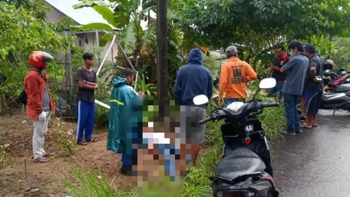 Diduga Korban Kecelakaan Tunggal, Pria di Belitung Tewas Tertimpa Motor, Reno Kaget Rumahnya Ramai