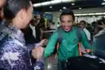 Menpora Sambut Kedatangan Timnas Indonesia di Bandara SH