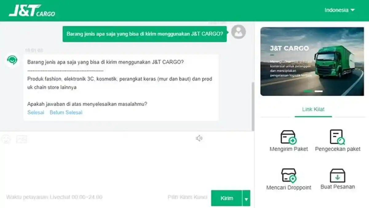 CARA Cek Resi JNT Cargo dan Jenis Barang yang Bisa Dikirim dengan Jasa Cargo, Mur dan Baut Diizinkan