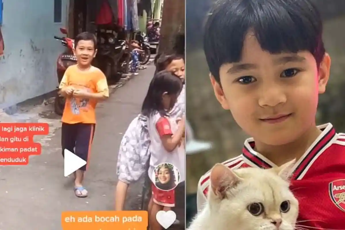 VIRAL Bocah 'Kembaran' Rafathar Main di Pemukiman, Mirip Putra Raffi-Nagita? Pengunggah Video: Super