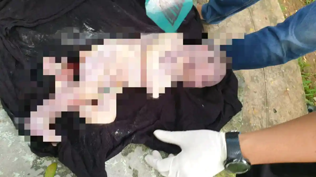 Jasad Bayi Umur Sehari Ditemukan Dalam Tas Hitam di Taman Menteng Bintaro