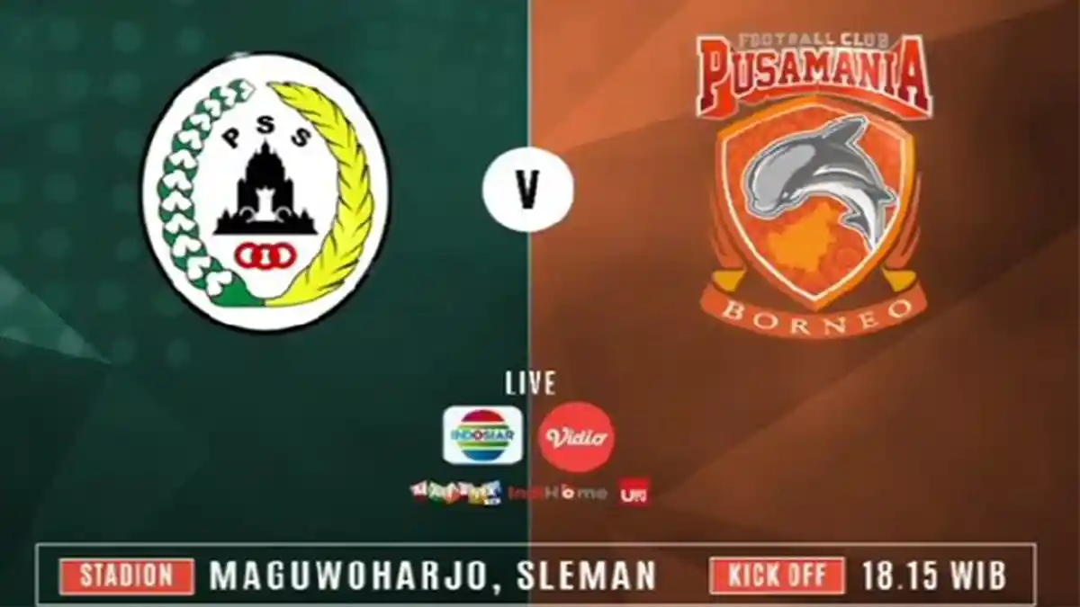 LIVE STREAMING INDOSIAR PSS Sleman vs Borneo FC, Ini Hasil Ideal untuk Persib Bandung