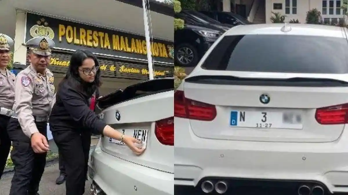 NASIB Raysa Gadis Pengemudi BMW Bernopol N 3 NEN di Malang Demi Konten Jedag-jedug, Kini Minta Maaf