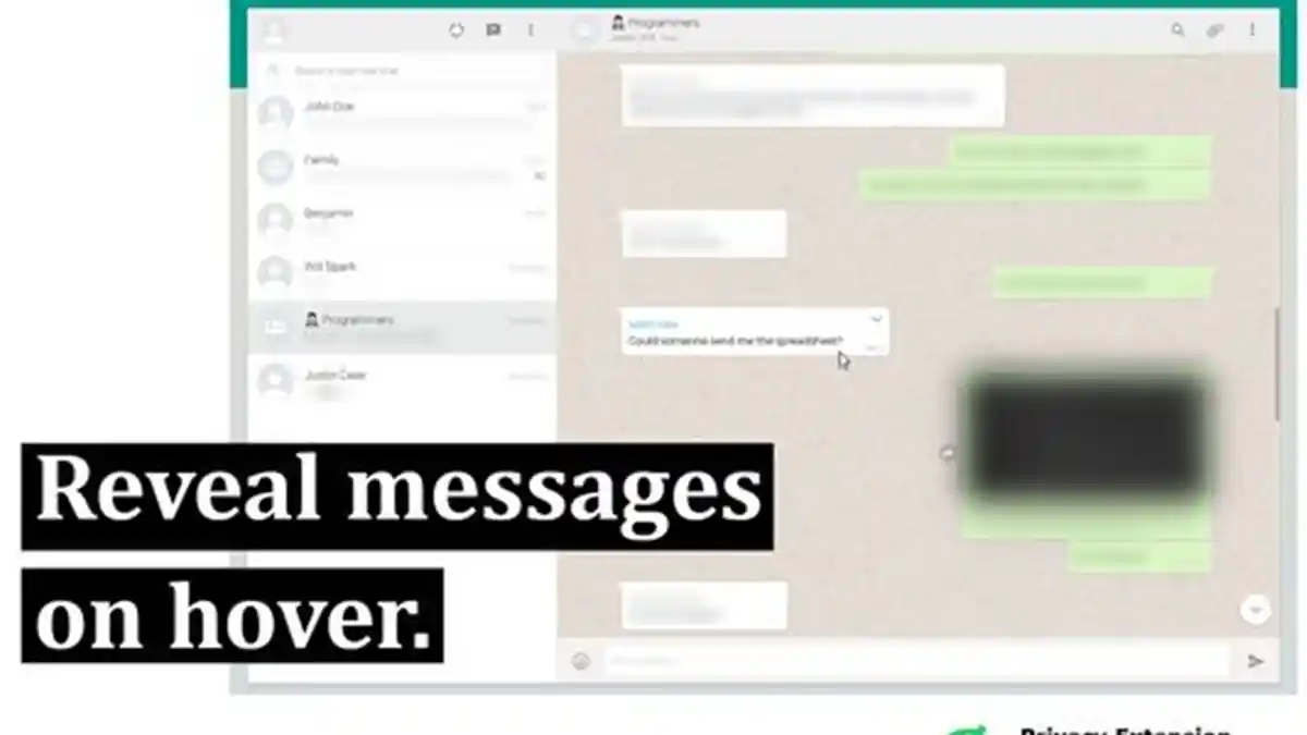 Mau Chat di WhatsApp Web Tidak Diintip Orang Lain? Gunakan Fitur Ini, Bisa Bikin Chat jadi Blur