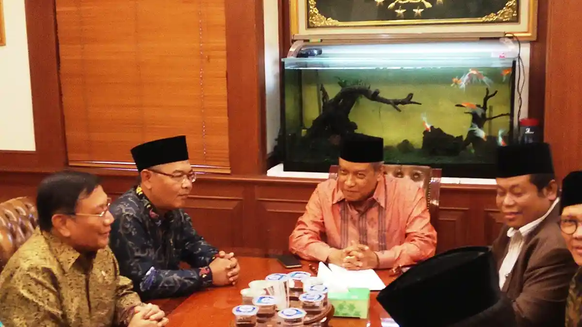 Mohammad Saleh Kunjungi PBNU Untuk Kenalan dan Bahas Soal Penguatan Keberadaan DPD