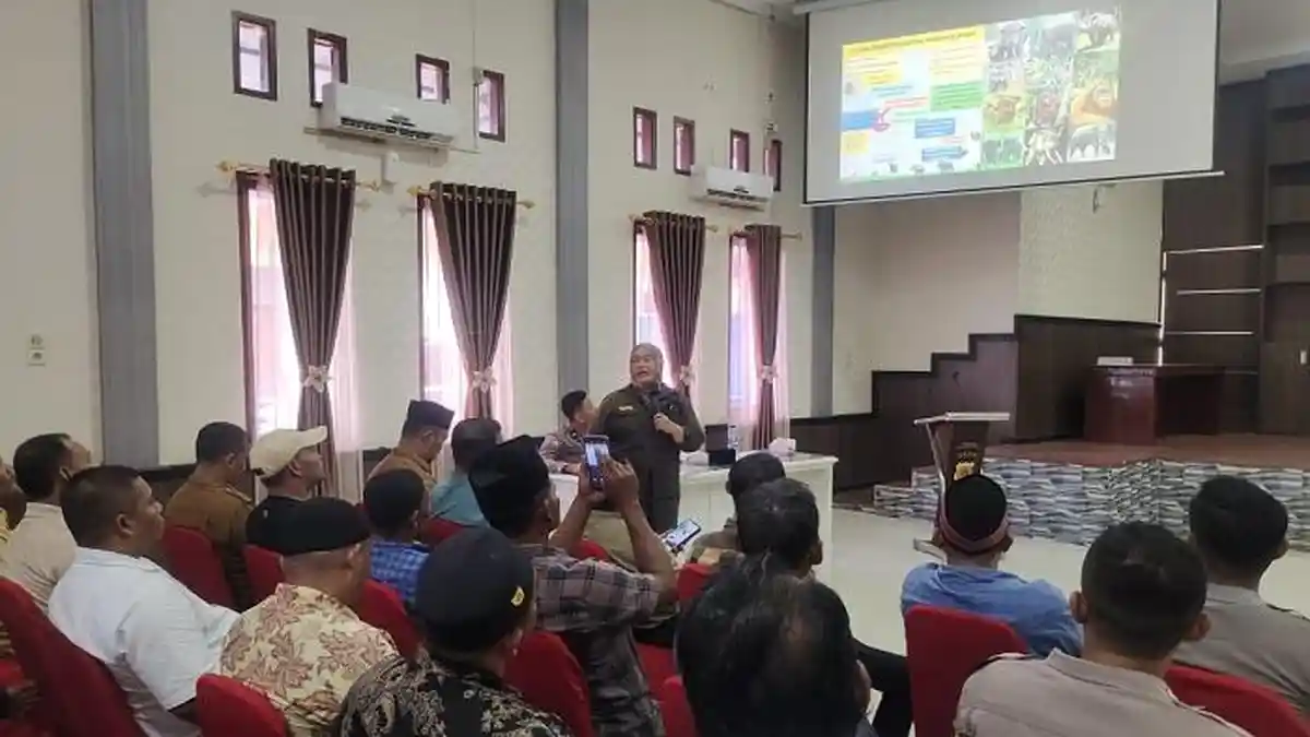 Polres Aceh Timur Edukasi Satwa Liar dan Larangan Penggunaan Senapan Angin
