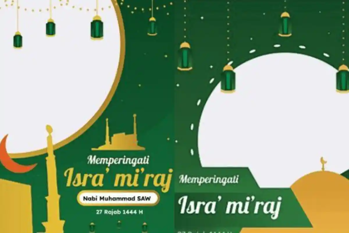 30 Link Twibbon Isra Miraj 2023 Lengkap Cara Pakainya, Gratis Unduh dan Kirim ke Sosial Media