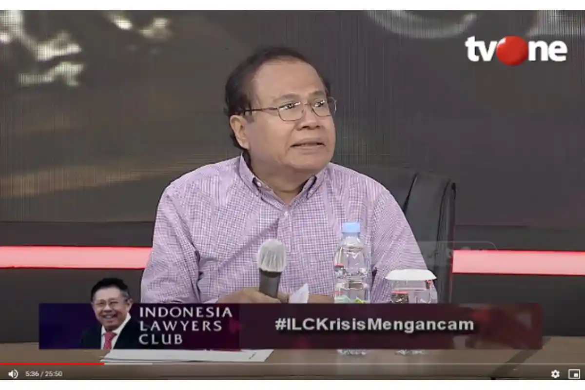 Puji Prabowo di ILC, Rizal Ramli: Dia Diam-diam Menghemat Uang Negara Sekitar Rp 50 Triliun