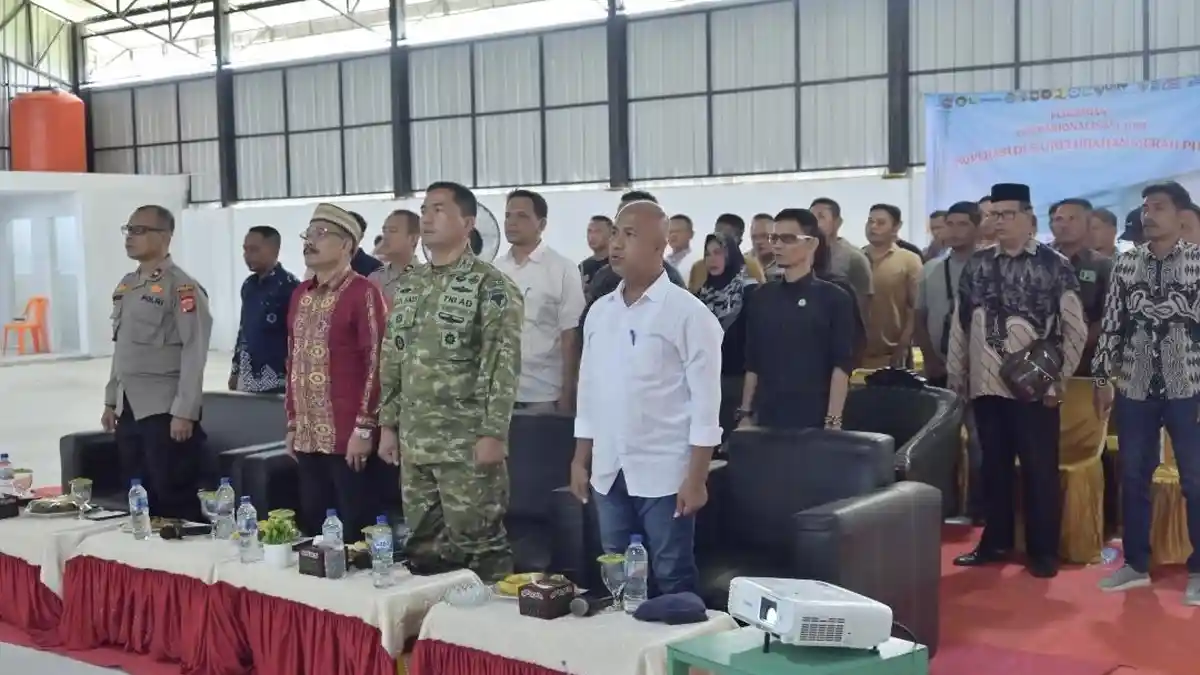 Bupati Pidie dan Dandim Ikuti Launching Operasional 1.061 Koperasi Desa Merah Putih