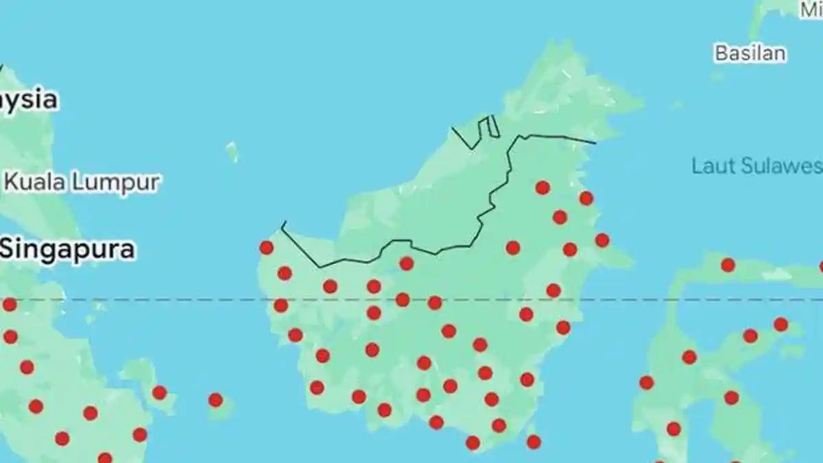 Puluhan Titik Api Terpantau di Kalimantan Namun Malaysia Nihil, Pakar ...