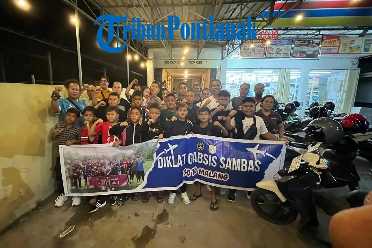 Tim Sepak Bola Usia Dini Diklat Gabsis Sambas Ikuti Turnamen di Malang