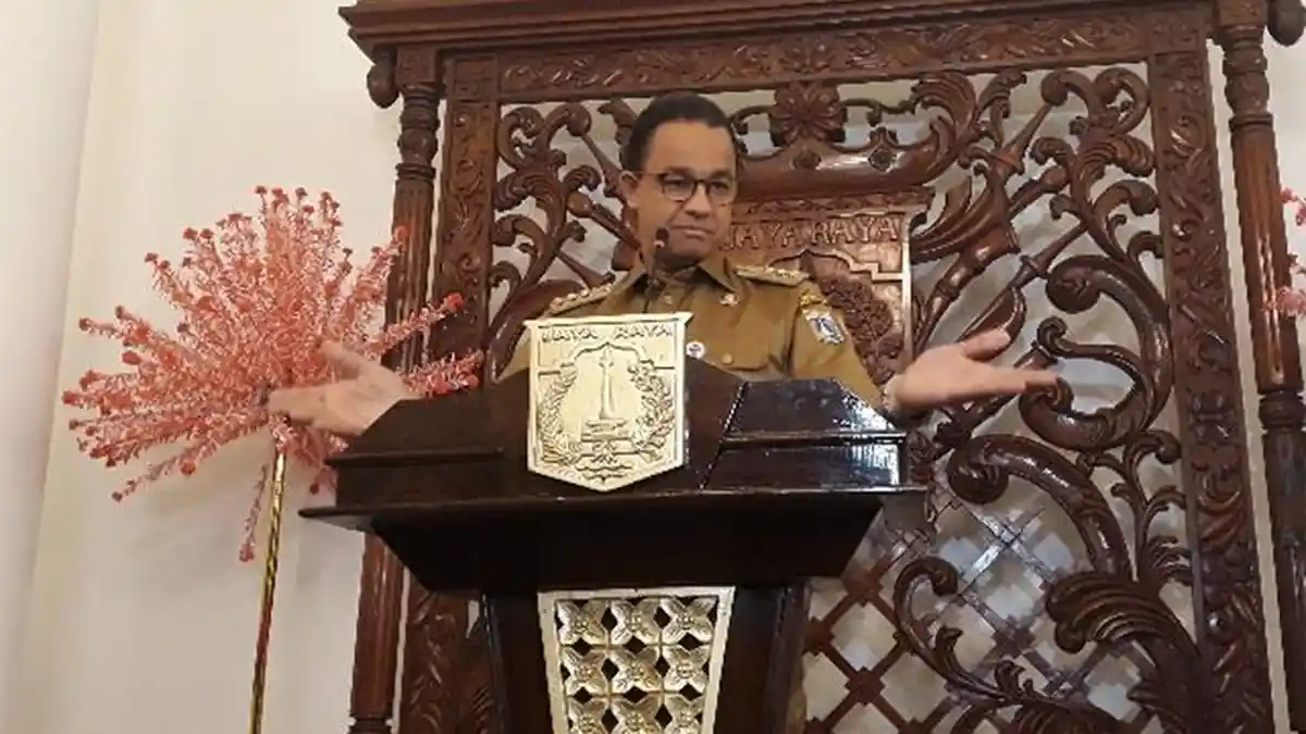 Terpecahkan, Anies Lakukan ini saat Opening Ceremony Asian Games 2018