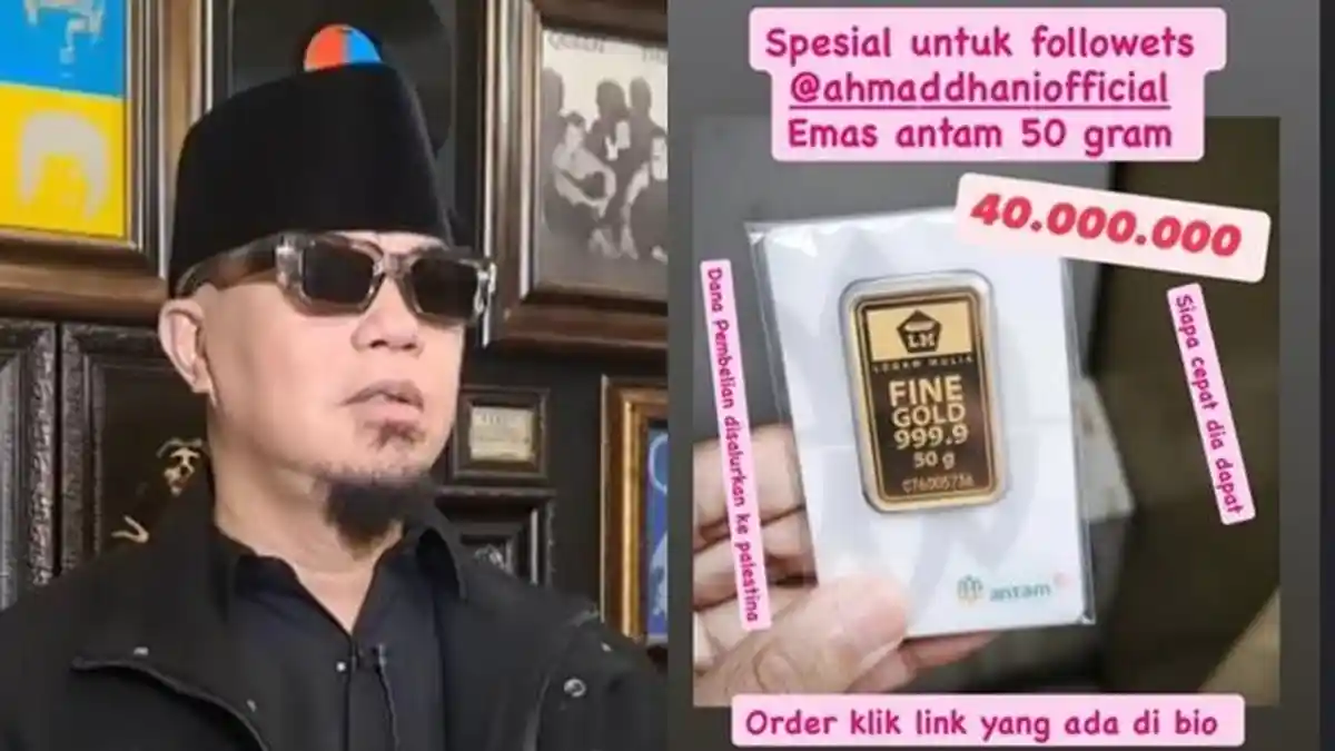 Akun Instagram Ahmad Dhani Kembali Pulih, Langsung Unggah Promosi Emas hingga iPhone Murah