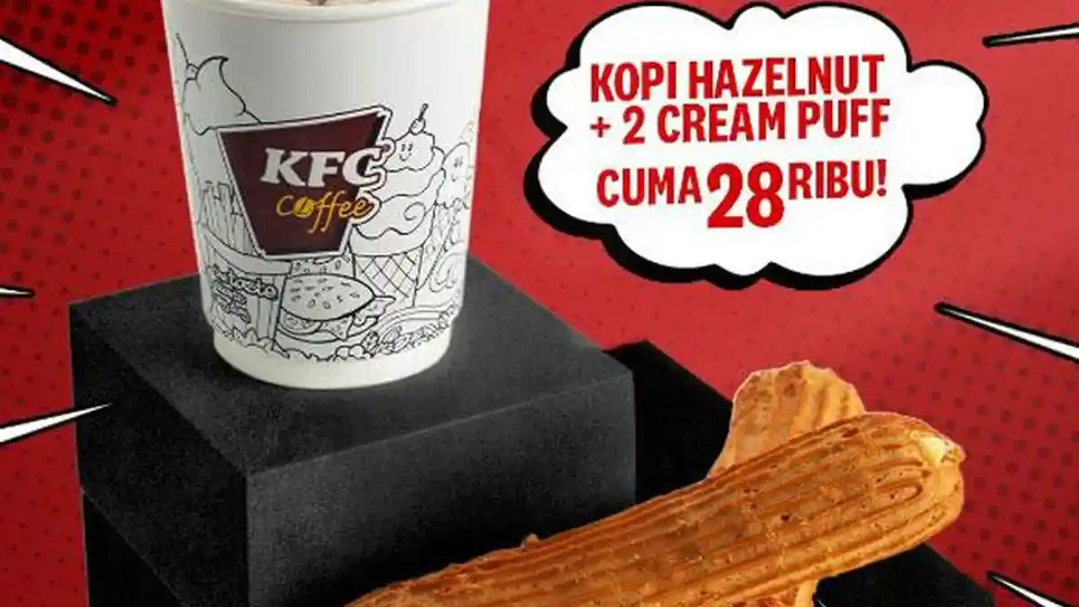 3 Promo KFC Hari Ini 27 Juni 2023, Kombo Hazelnut Creampuff Rp28 Ribu