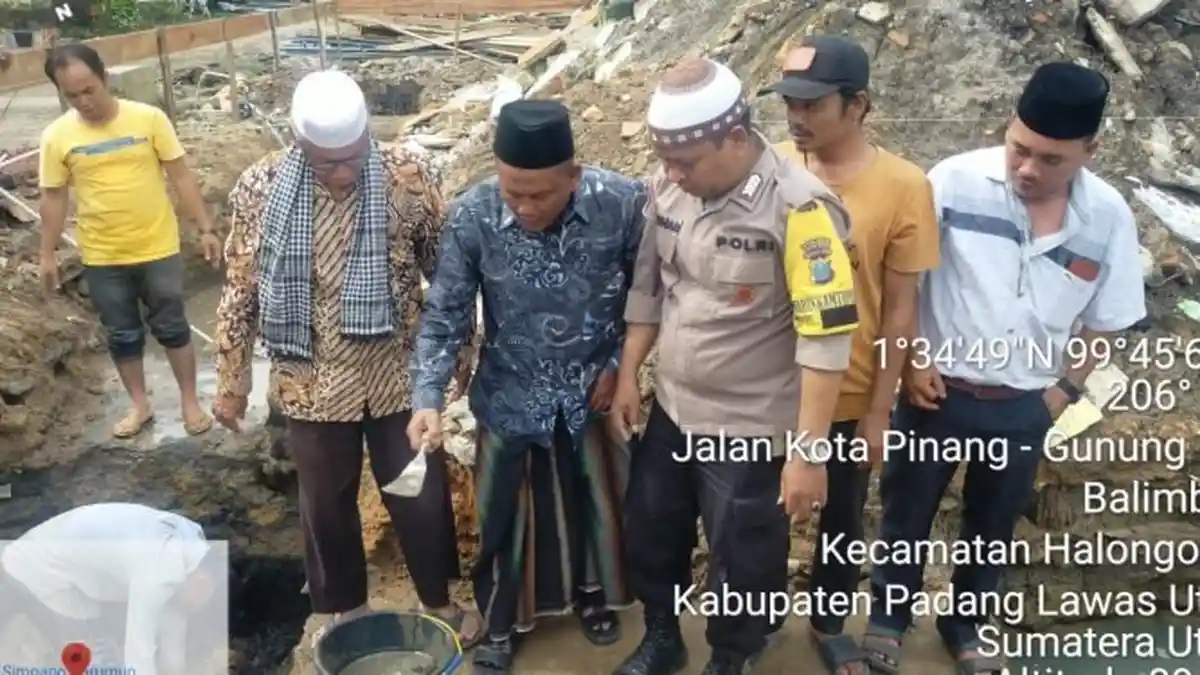 Giat Keagamaan, Polsek Padang Bolak Hadir di Tengah Masyarakat