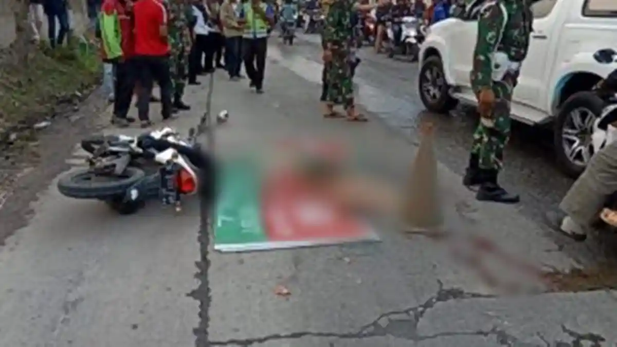 Kecelakaan Maut, Seorang Remaja Tewas, Terlindas Angkot Usai Terlempar saat Hantam Pengendara Lain
