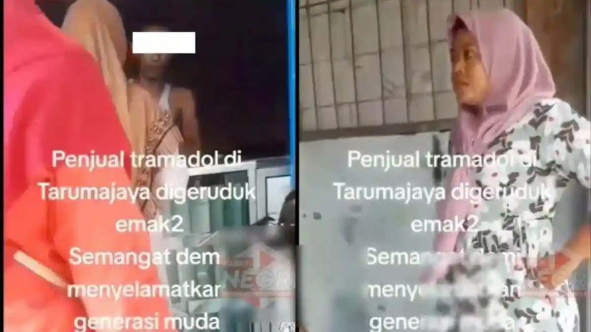 VIRAL Emak-emak di Bekasi Geruduk Toko Penjual Tramadol, Resah Anaknya ...