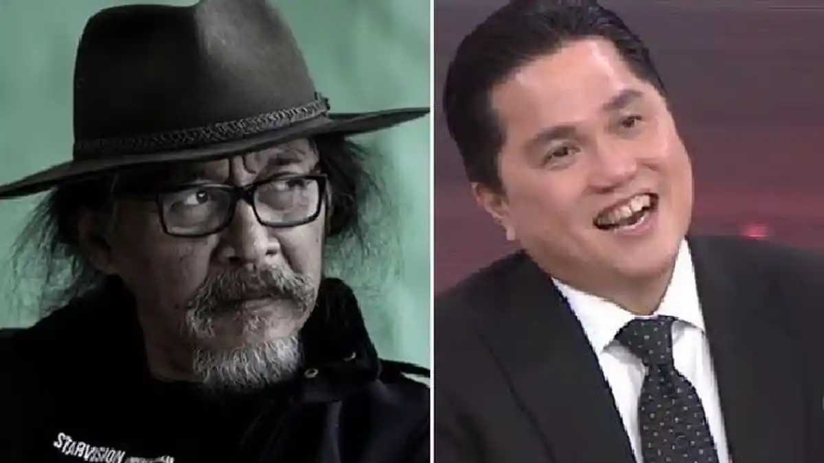 Tawa Erick Thohir, Sujiwo Tejo Minta Stop Jadi Menteri, Mending Urusi Ini, Karni Ilyas: Usul Dicatat
