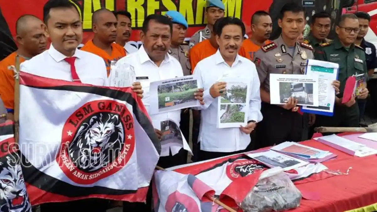 4 Oknum Pengurus LSM di Sidoarjo Dicokok Polisi karena Memeras Perusahaan