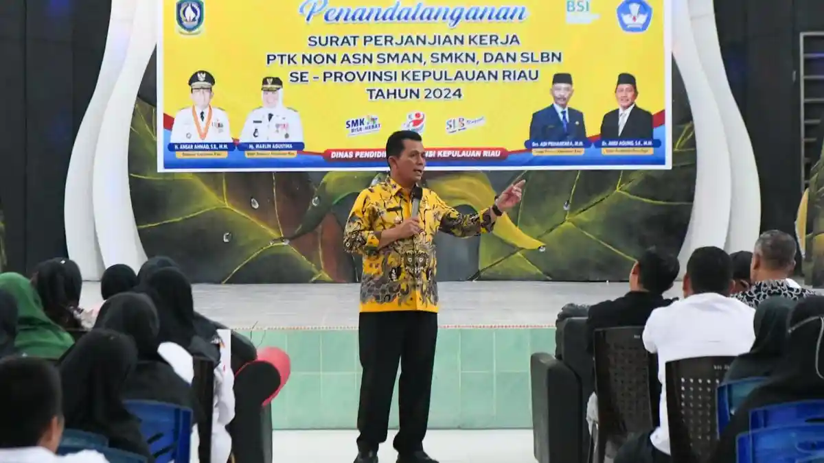 Gubernur Kepri Ansar Ahmad Ungkap Insentif Guru Swasta dan Gaji PTK non ASN Naik