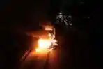 Bus TransJakarta Terbakar di Semanggi