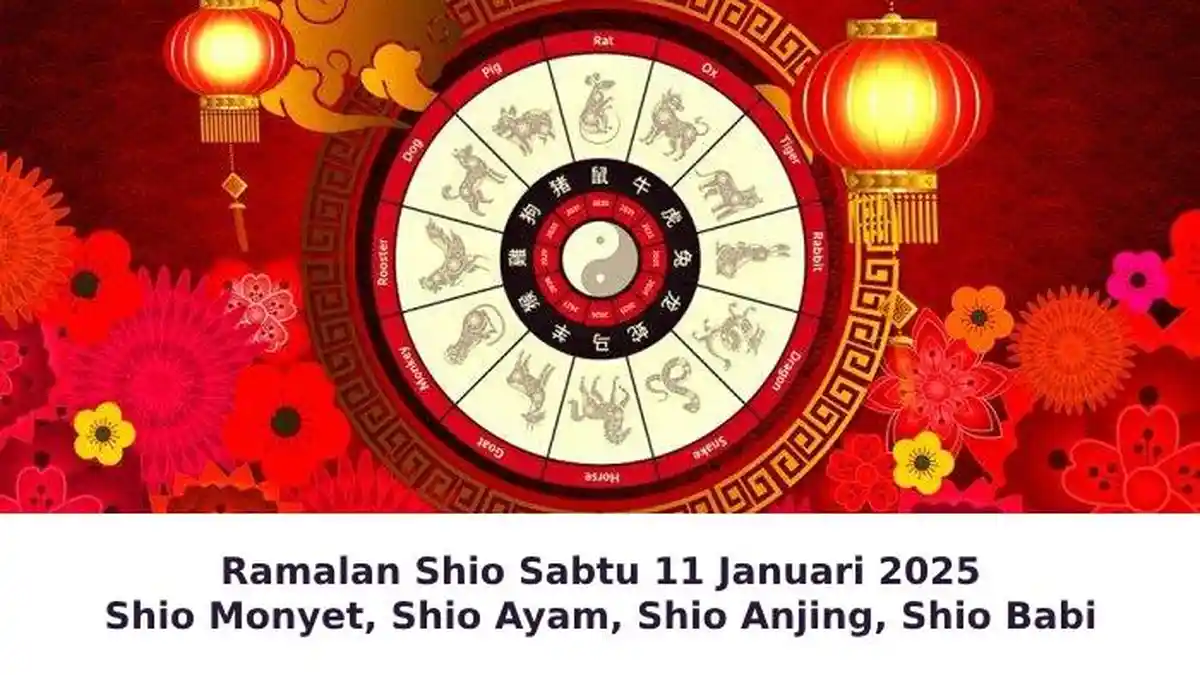 Ramalan Shio Monyet, Shio Ayam, Shio Anjing, Shio Babi Sabtu 11 Januari 2025, Hoki dalam Asmara!