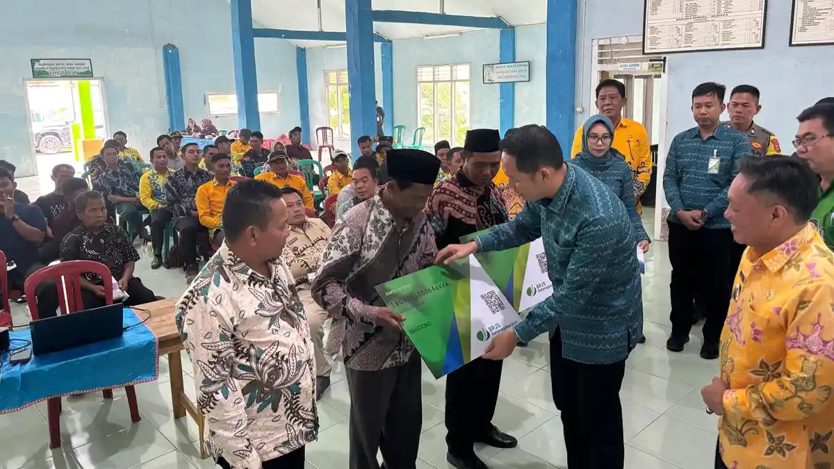 BPJS Ketenagakerjaan Lampung Tengah Sosialisasikan Program ke Pekerja Rentan di Pubian