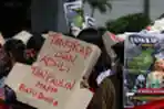Aksi Dukung Kapolri Tangkap Mafia Batu Bara di Kalimantan Timur