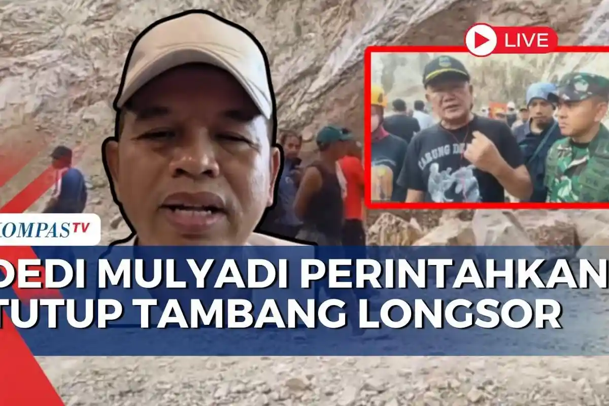 Petaka 9 Korban Tewas Gegara Longsor, KDM Langsung Tutup Galian C Gunung Kuda
