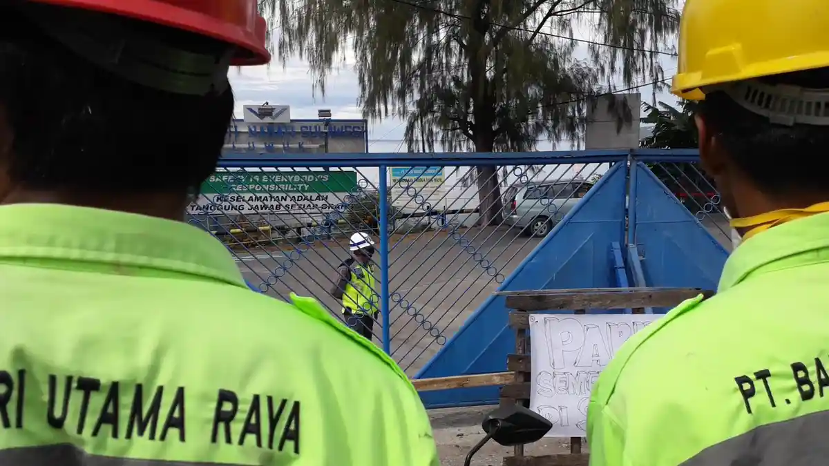 Didemo Buruh, Direktur PT Bahari Utama Raya Sebut Upah Sudah sesuai Standar