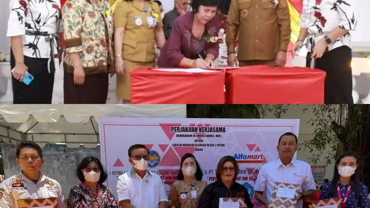 Pesan Maurits Mantiri ke 2 SMK di Bitung Sulawesi Utara yang Merayakan Dies Natalis