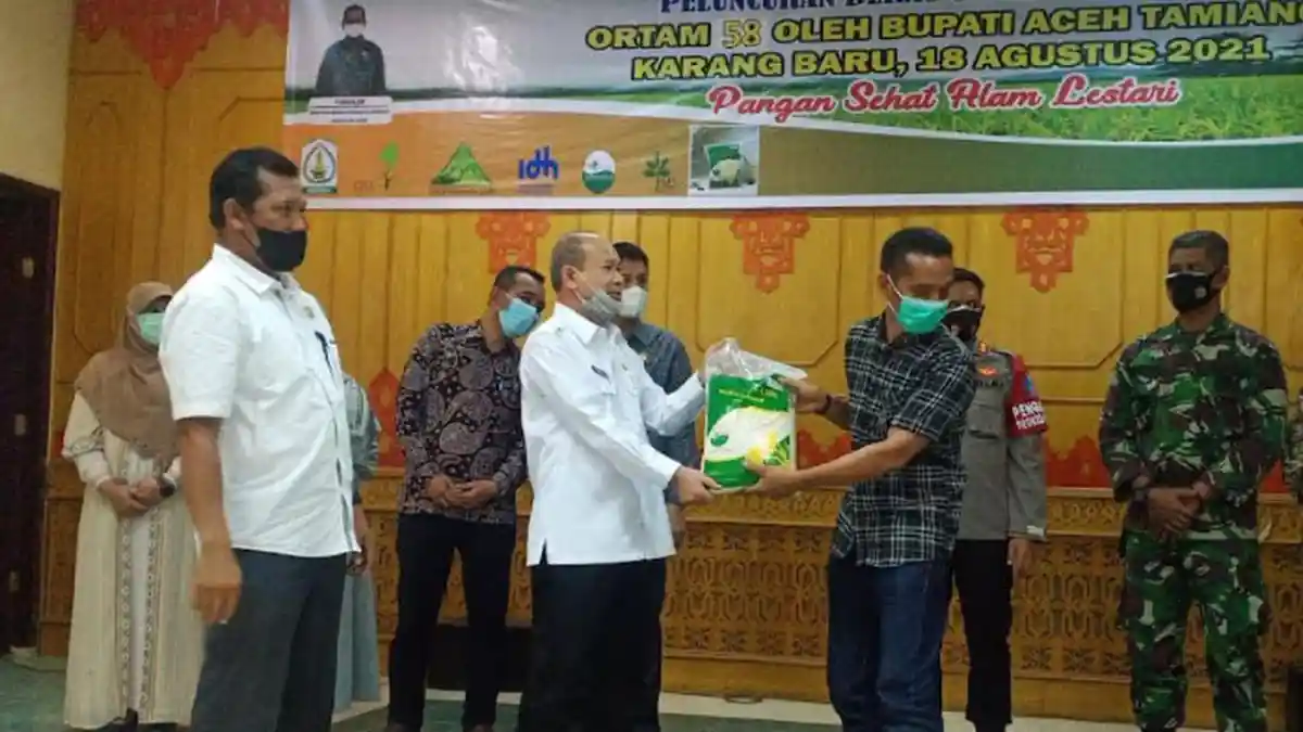 Beras Organik Tamiang Mulai Dilirik Pasar Swalayan di Medan