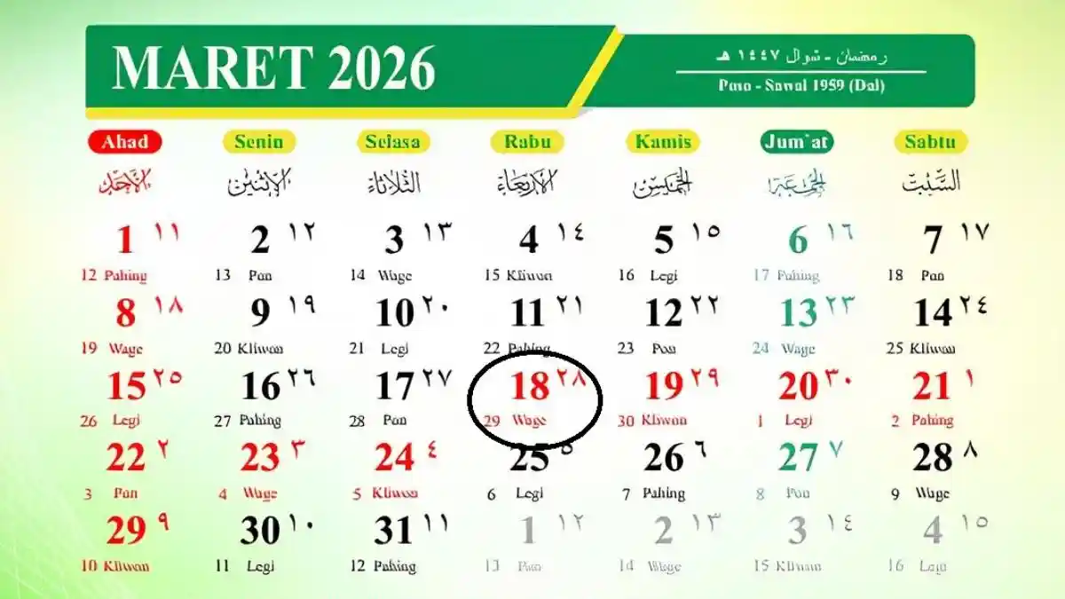Tanggal 18 Maret 2026 Memperingati Hari Apa? Ini Daftar Peringatannya