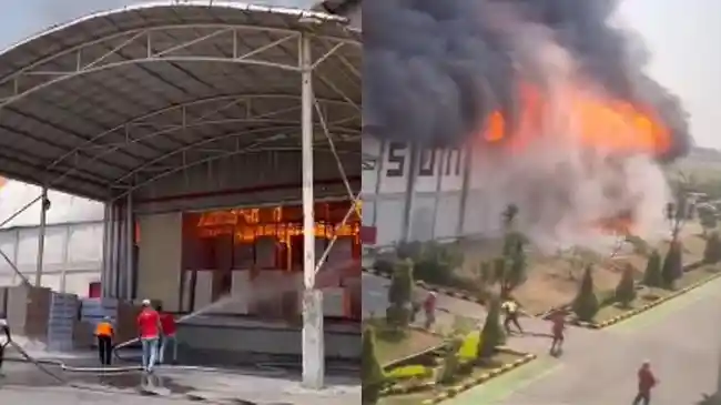 Kebakaran Pabrik Tisu di Ngoro Mojokerto, Polisi Masih Gali Informasi