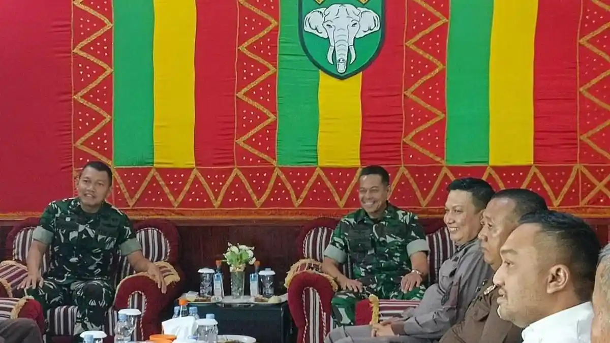 Aspidmil Kejati Aceh Kunjungi Kodim 0107/Asel, Bahas MoU dan Penegakan Hukum Prajurit