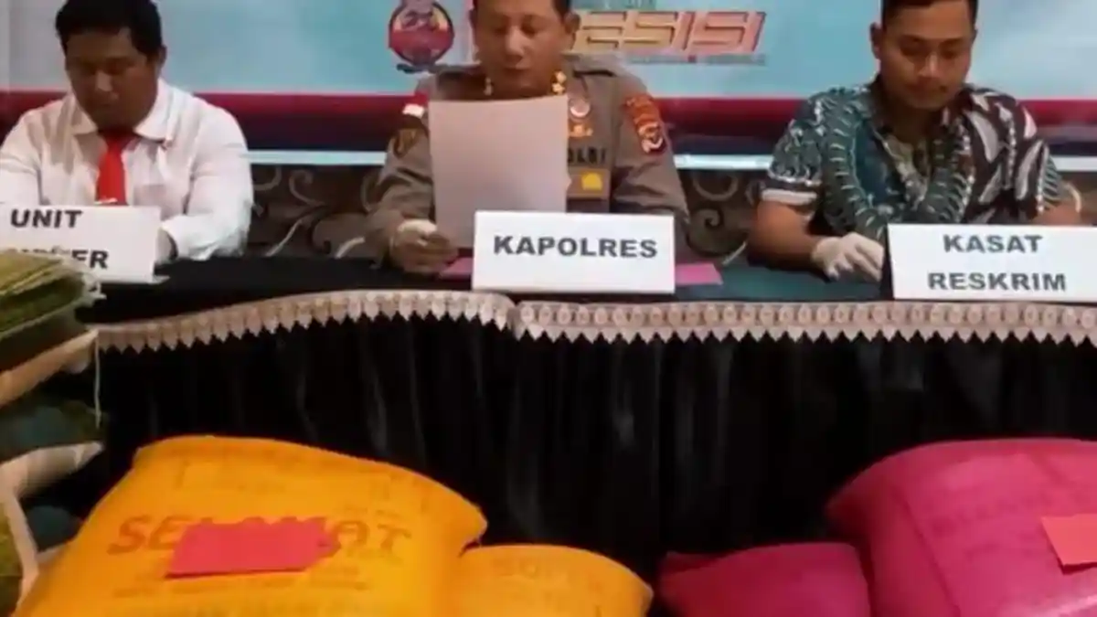Polres Lembata Ungkap Kasus Pengoplosan Beras Premium di Pasar Lama Lewoleba