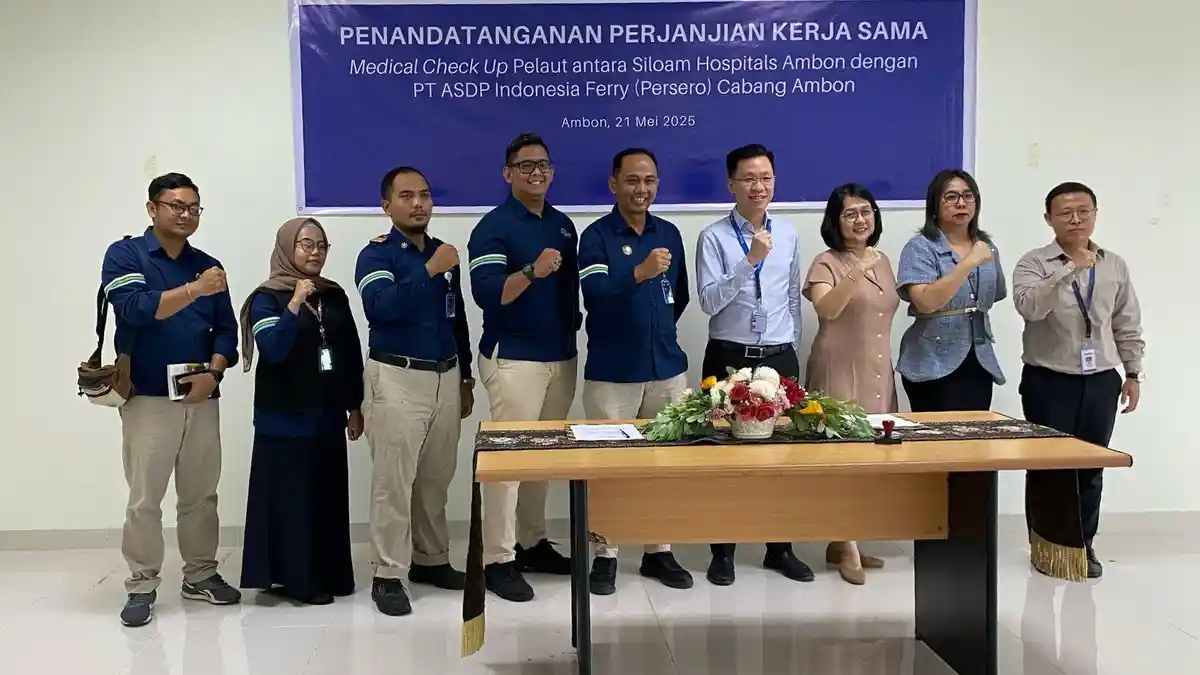 Siloam Hospitals Ambon Jalani Kerja Sama Medical Check Up Pelaut dengan PT. ASDP Ambon