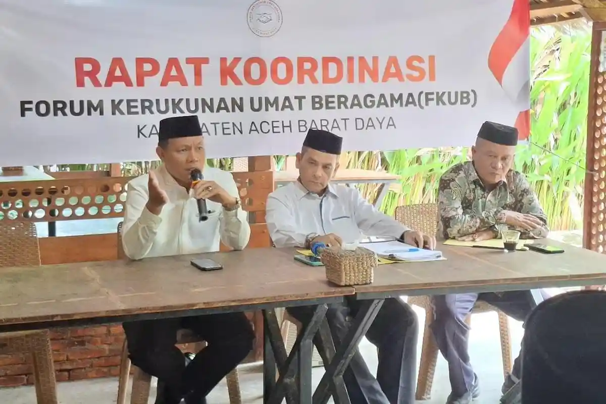 Hadiri Rakor FKUB, Kepala Kankemenag Abdya Ajak Perkuat Harmoni dan Deteksi Dini Konflik