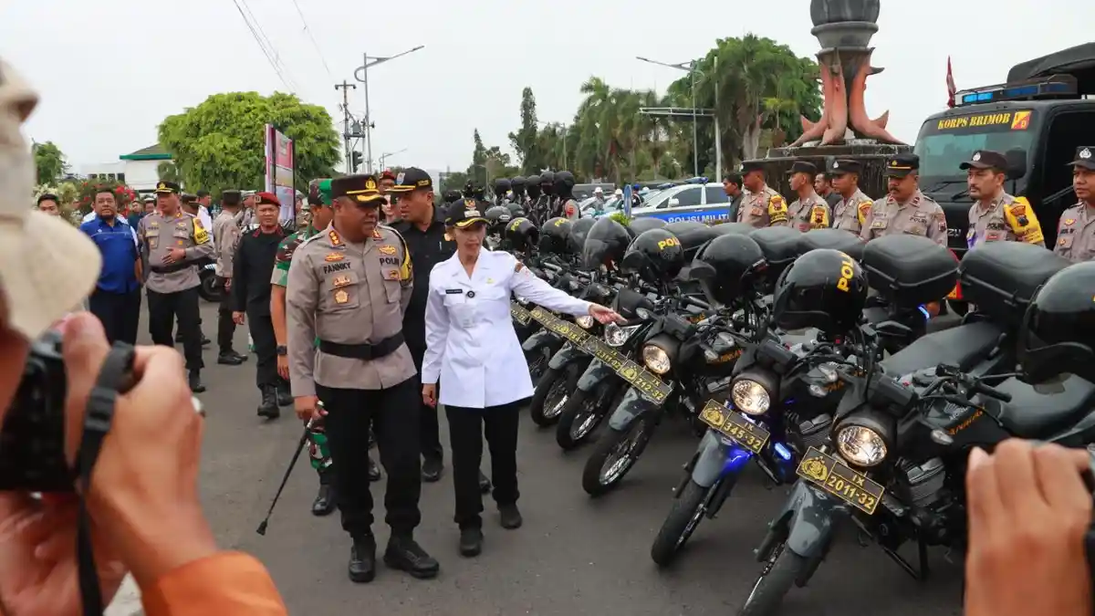 Ciptakan Pemilu Aman Lancar, Polresta Cilacap Gelar Operasi Mantap Brata Candi