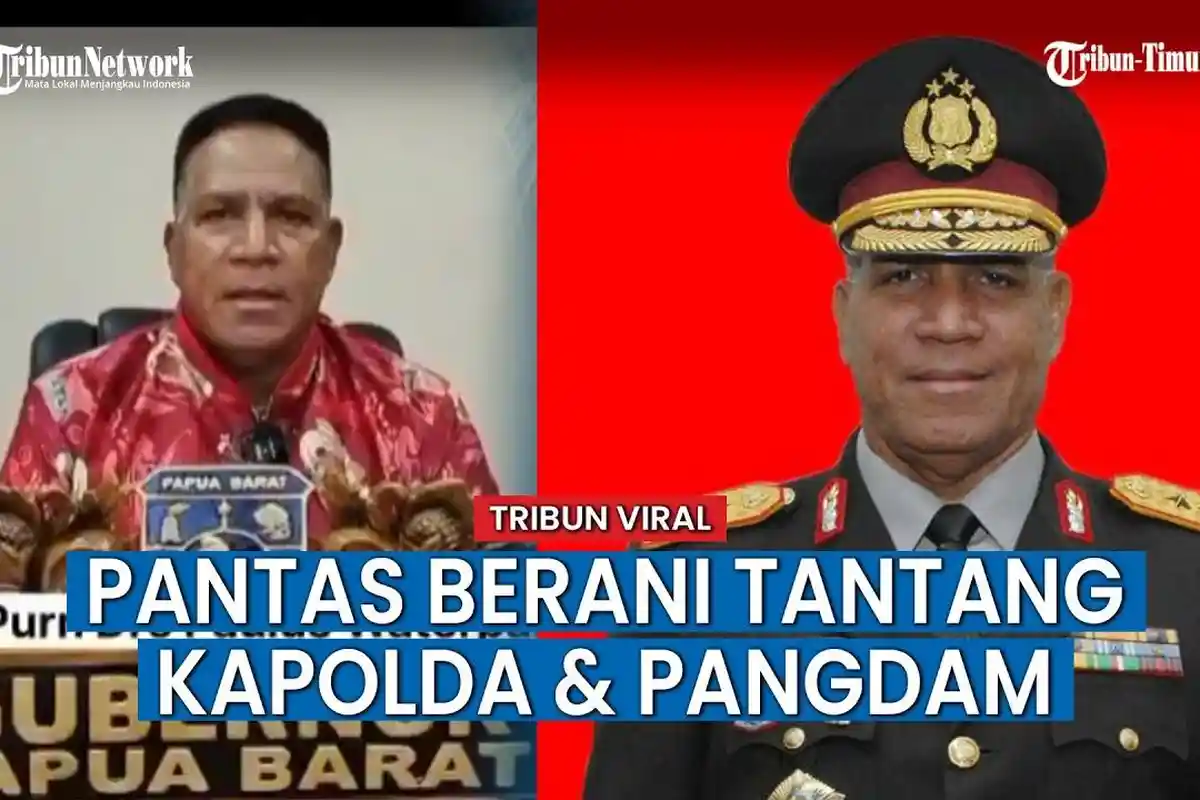 Siapa Paulus Waterpauw? Berani Tantang Kapolda Papua & Pangdam Kasuari Tangkap Arnoldus Kocu