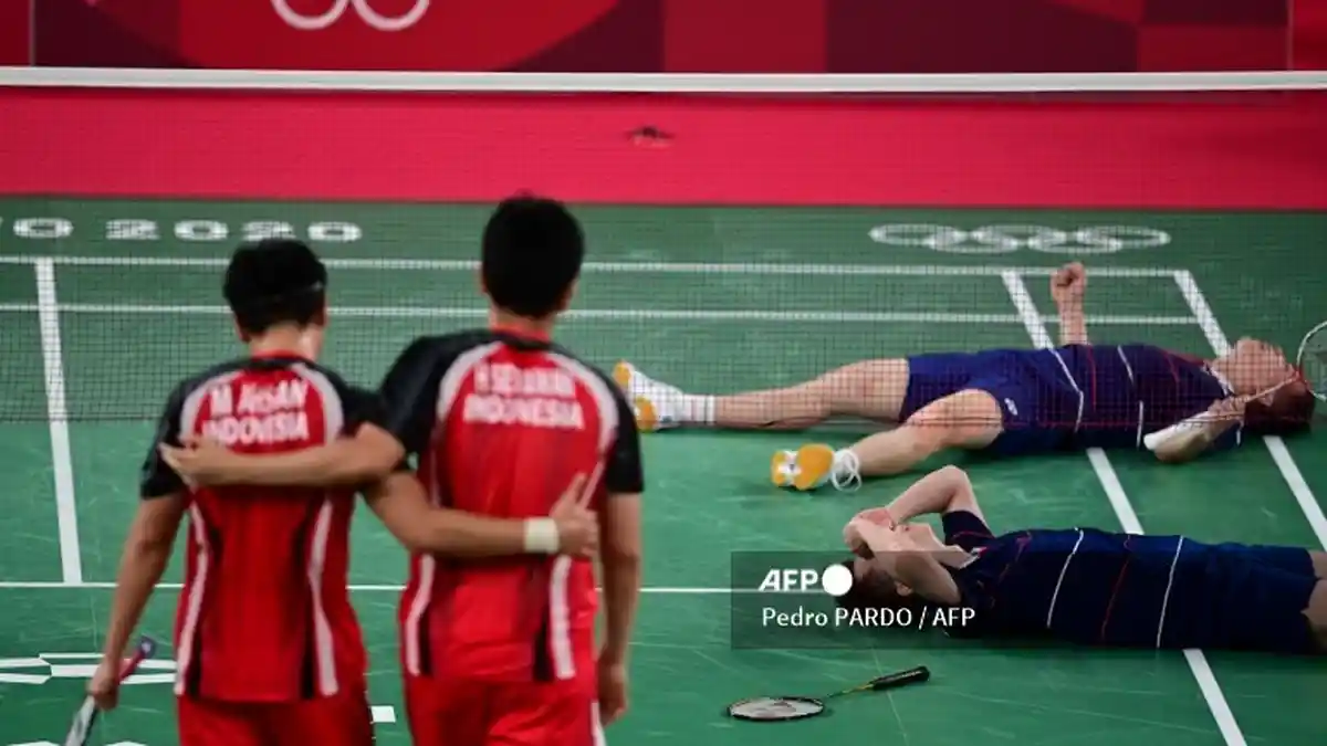 Olimpiade Tokyo 2020 : Smash Wakil Malaysia Pupuskan Medali Perunggu Mohammad Ahsan/Hendra Setiawan