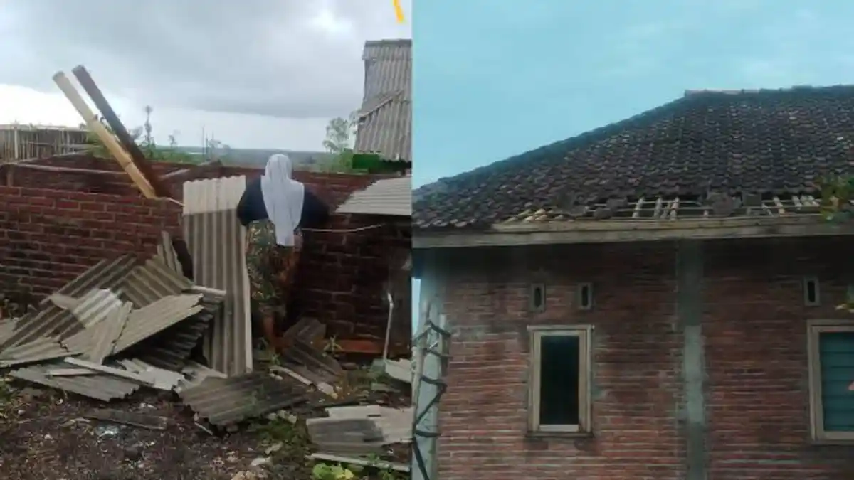 Angin Puting Beliung Rusak Rumah di Jerowaru: Kerugian Puluhan Juta, Tidak Ada Korban Jiwa