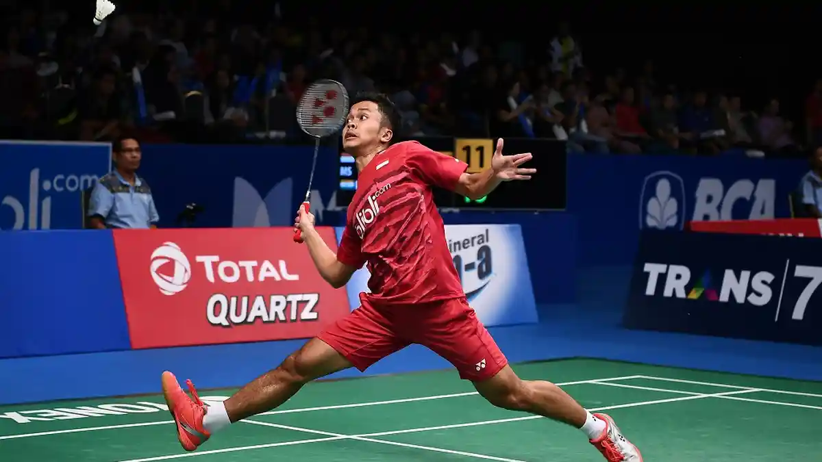 Link Live Streaming China Open 2018 di MNC TV, Rubber Game Anthony Ginting Sedang Berlangsung