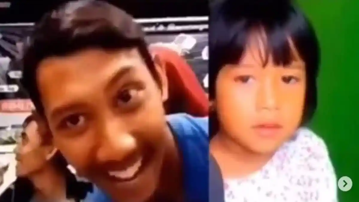 Viral 'Dedek Kecil Main Ome' tak Tahu Anak Polisi, Pria Itu Langsung Kabur dan Ini yang Terjadi